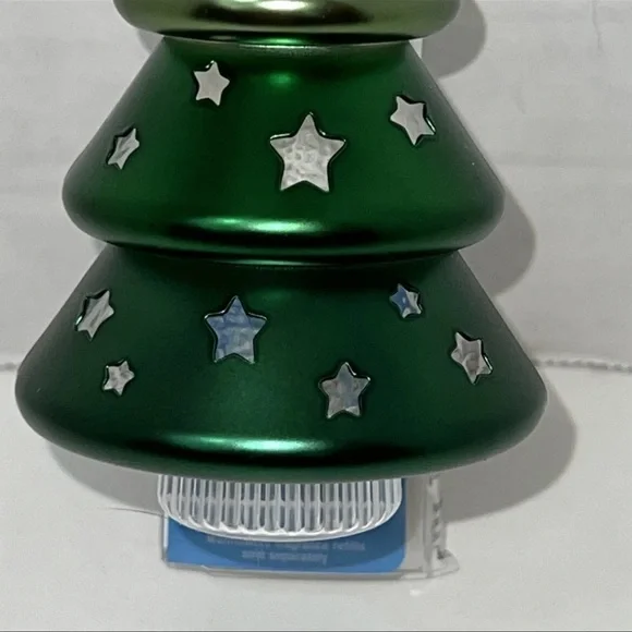 Bath & Body Works Christmas Tree With Stars Wallflower Plug In Night Light - Picture 9 of 10